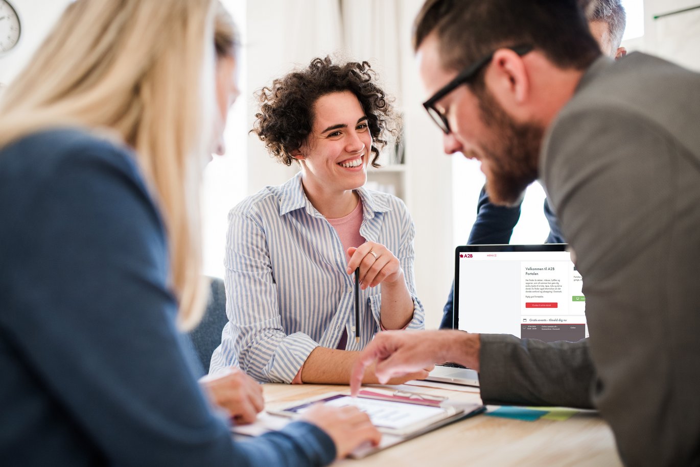 People learning Danish